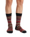 Missoni Black Multi Mens Knit Stripe Crew Socks-S
