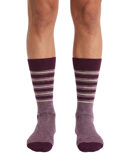 Missoni Magenta  Mens Classic Stripe Crew Socks-