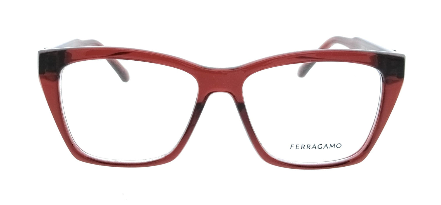 Salvatore Ferragamo SF3030E 616 Cat Eye Transparent Red Women's Eyeglasses