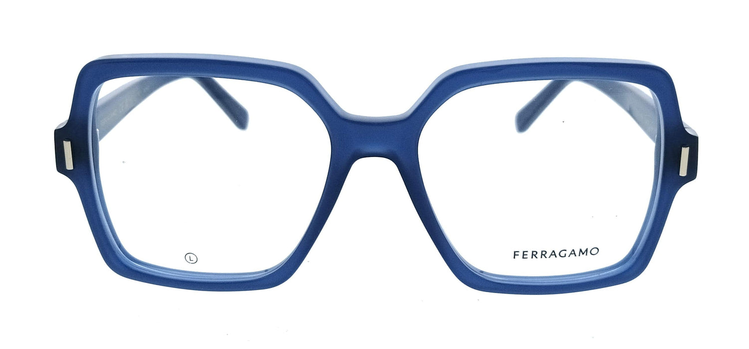 Salvatore Ferragamo SF3031 423 Cat Eye Opaline Blue Women's Eyeglasses