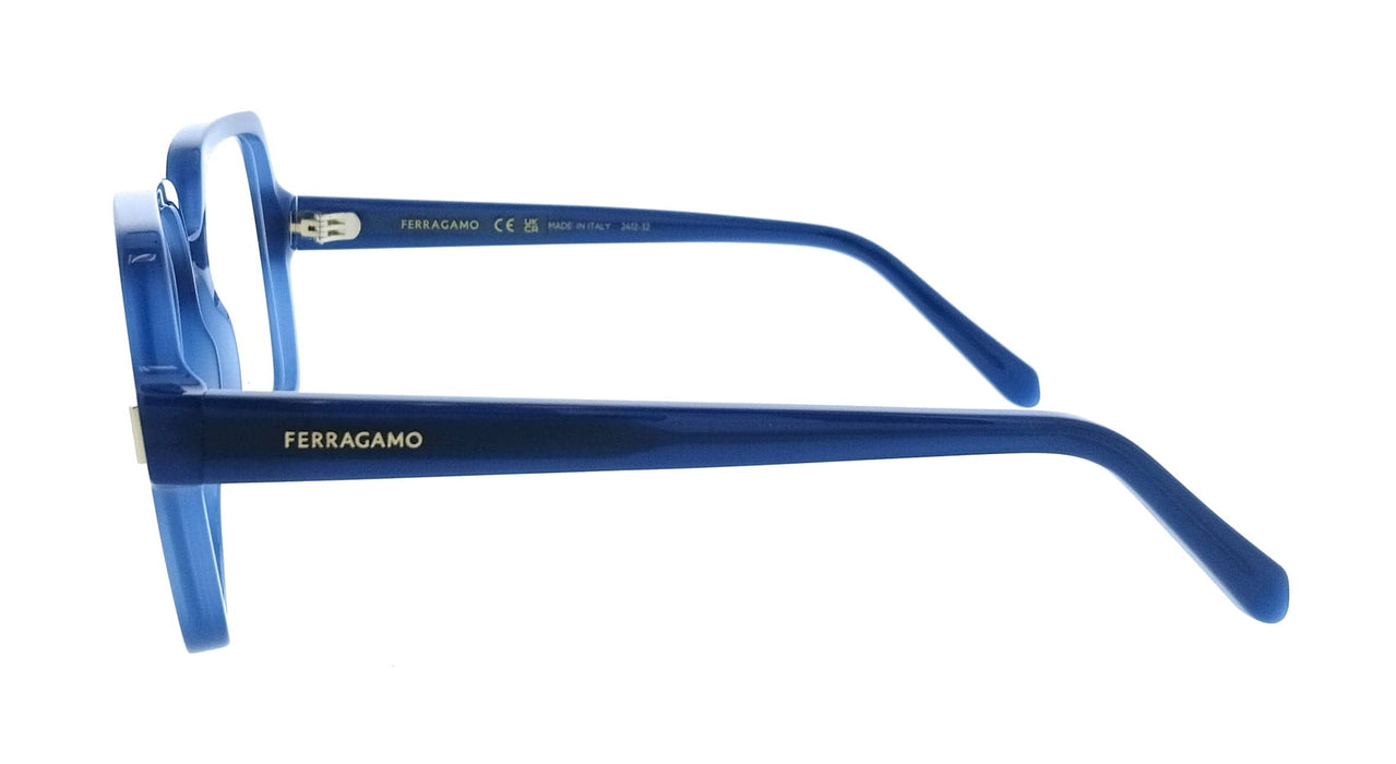 Salvatore Ferragamo SF3031 423 Cat Eye Opaline Blue Women's Eyeglasses