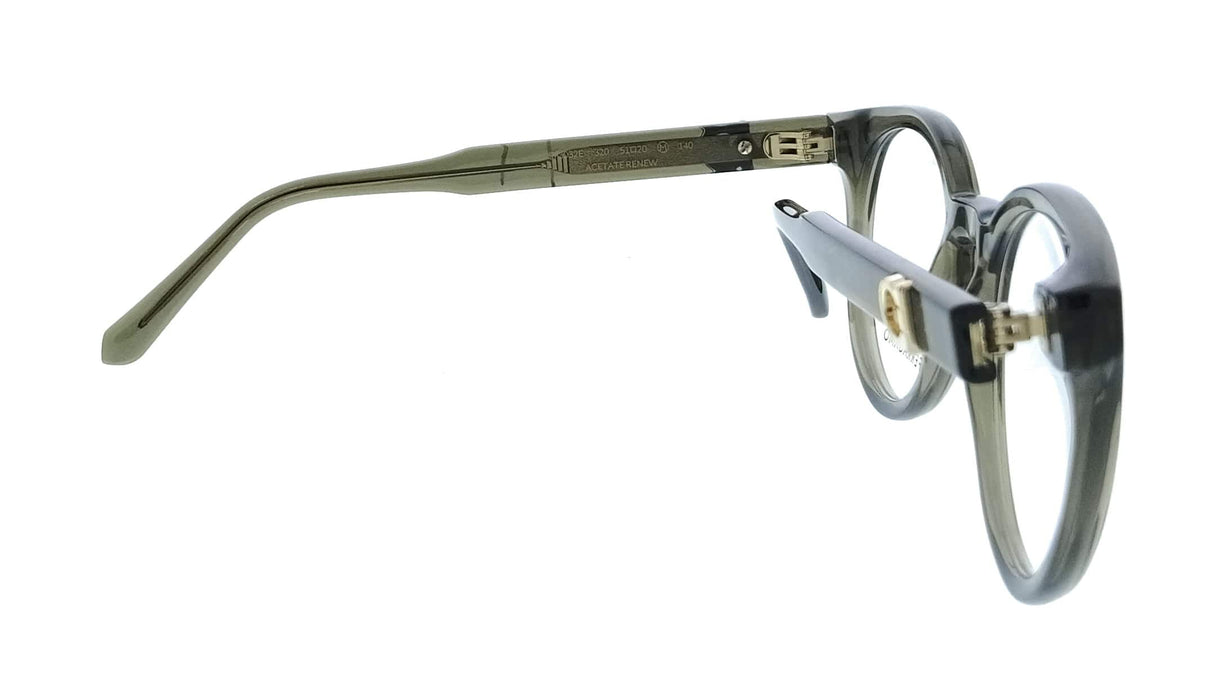 Salvatore Ferragamo SF3032E 320 Cat Eye Transparent Khaki Women's Eyeglasses