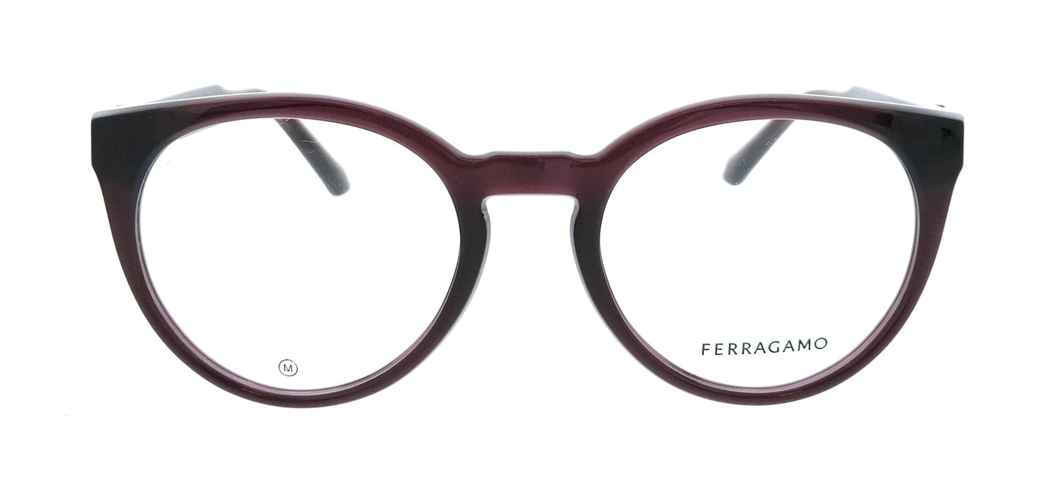 Salvatore Ferragamo SF3032E 612 Cat Eye Transparent Burgundy Women's Eyeglasses
