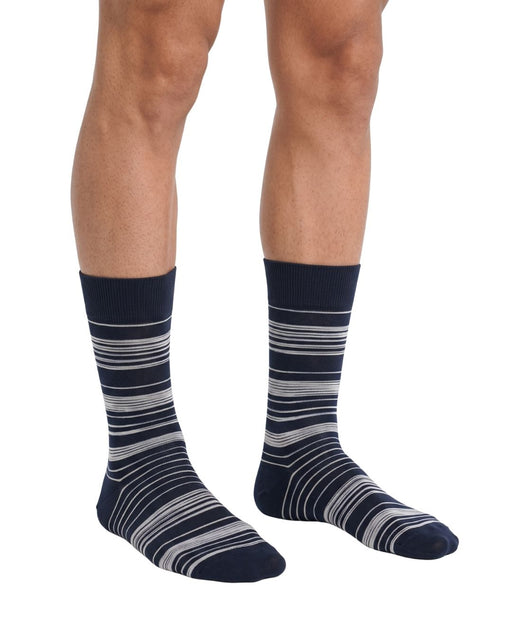 Missoni Dark Navy Mens Stripe Crew Socks-M