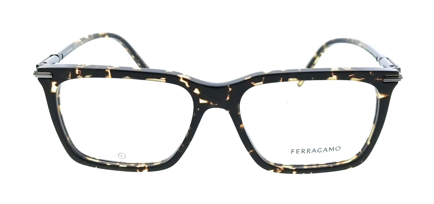 Salvatore Ferragamo SF3037 242 Rectangle Dark Tortoise Men's Eyeglasses