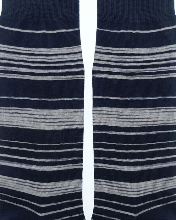 Missoni Dark Navy Mens Stripe Crew Socks-M