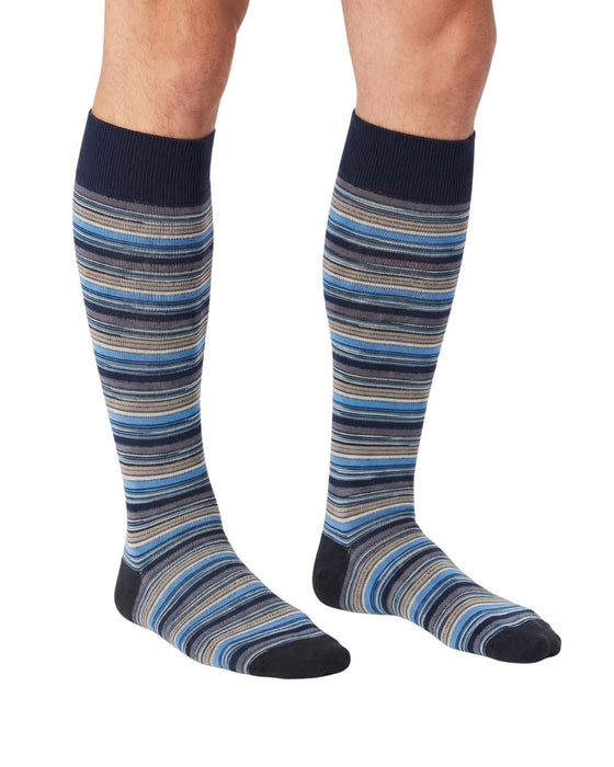 Missoni Turquoise  Mens Classic Stripe Crew Socks-M