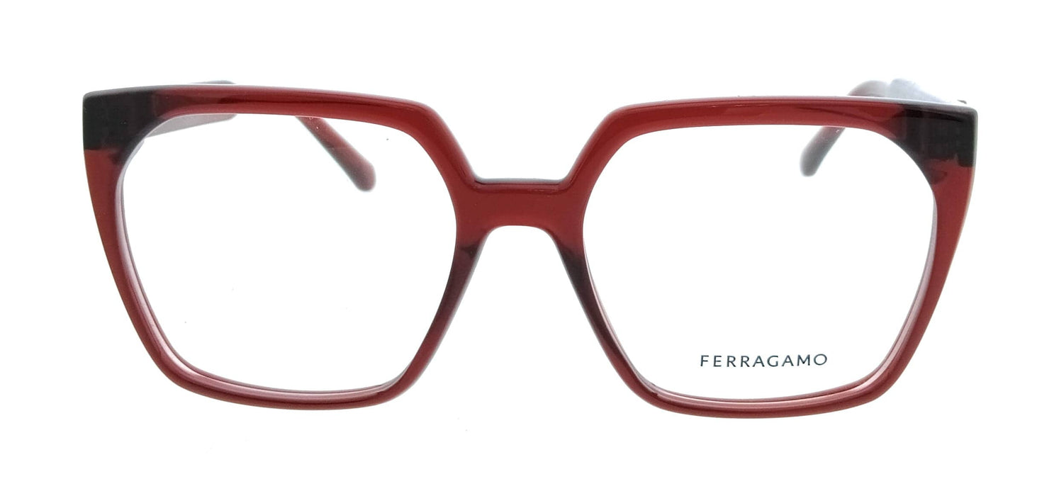 Salvatore Ferragamo SF3042E 612 Cat Eye Transparent Burgundy Women's Eyeglasses