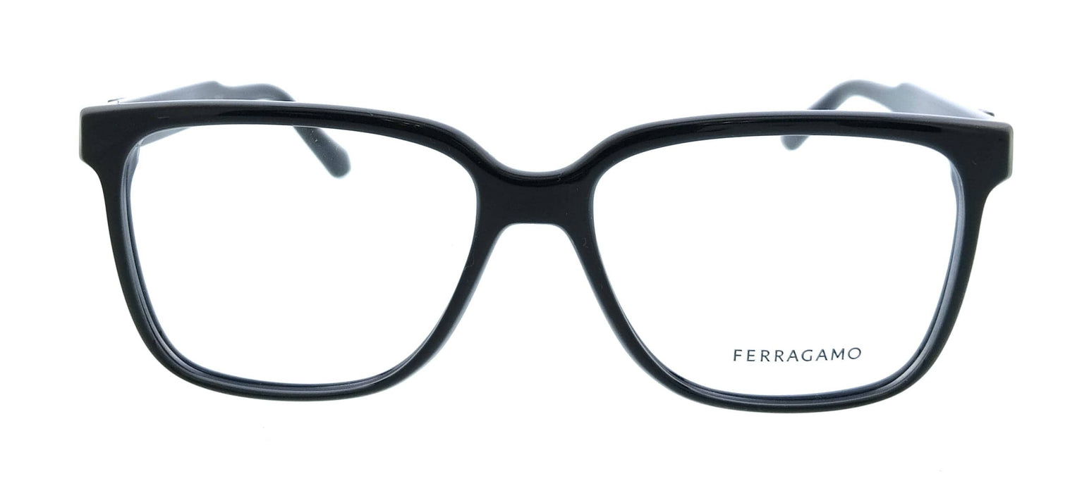 Salvatore Ferragamo SF3043E 001 Rectangle Black Men's Eyeglasses