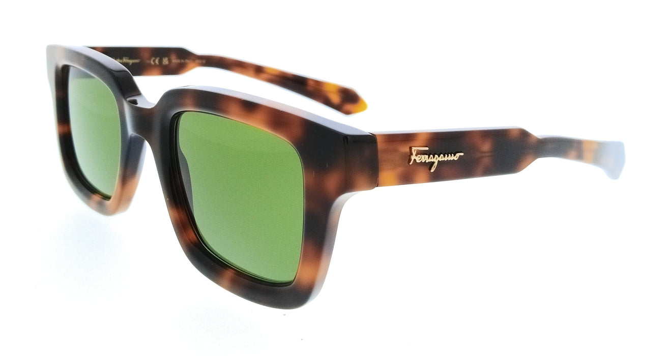 Salvatore Ferragamo SF1064SCP 240 Round Tortoise Men's Sunglasses