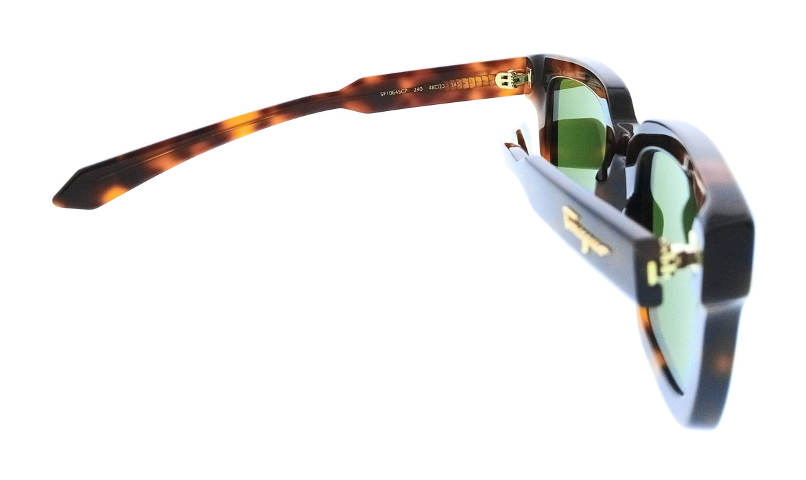 Salvatore Ferragamo SF1064SCP 240 Round Tortoise Men's Sunglasses