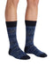Missoni Navy Mens Textured Stripe Crew Socks-S