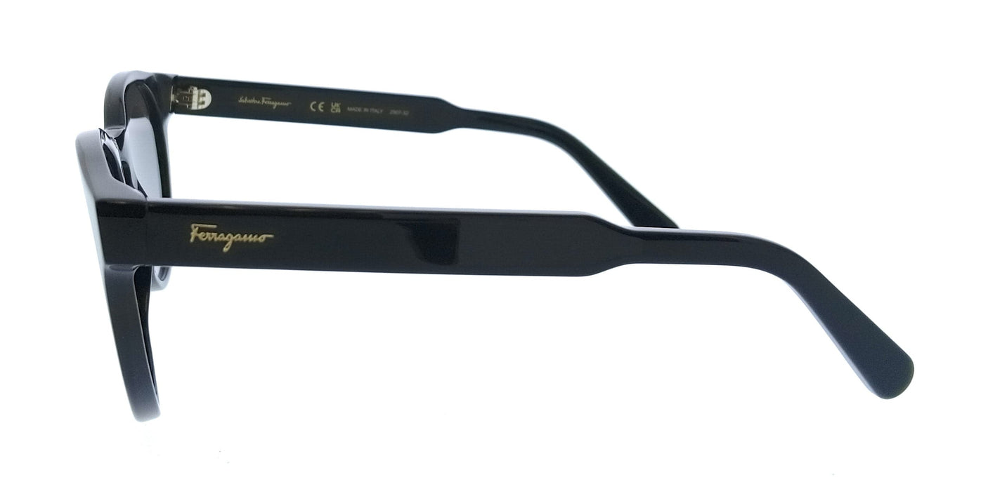 Salvatore Ferragamo SF1068S 001 Round Black Women's Sunglasses