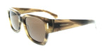 Salvatore Ferragamo SF2010S 319 Rectangle Striped Khaki Men's Sunglasses