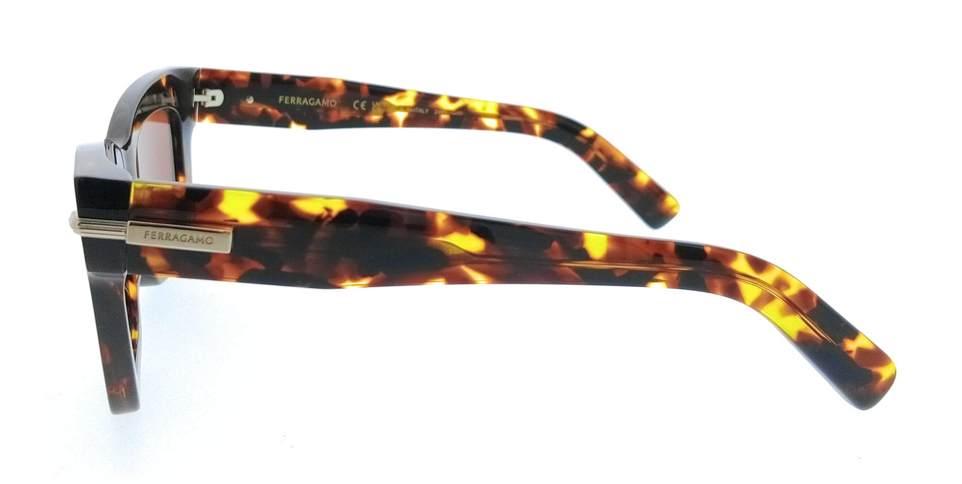 Salvatore Ferragamo SF2031S 242 Cat Eye Dark Tortoise Women's Sunglasses