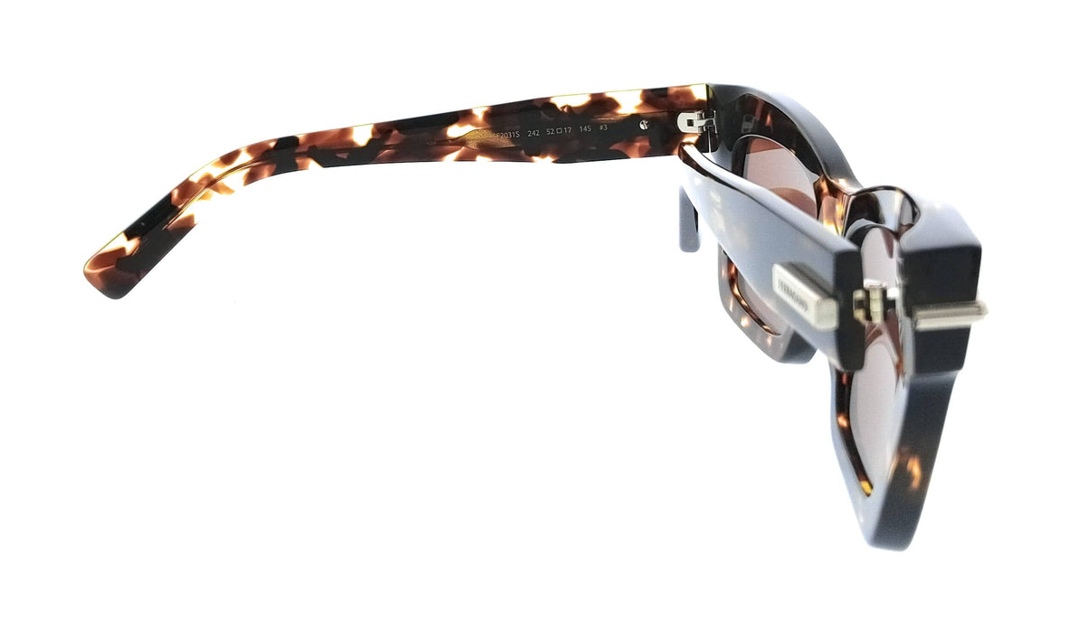 Salvatore Ferragamo SF2031S 242 Cat Eye Dark Tortoise Women's Sunglasses