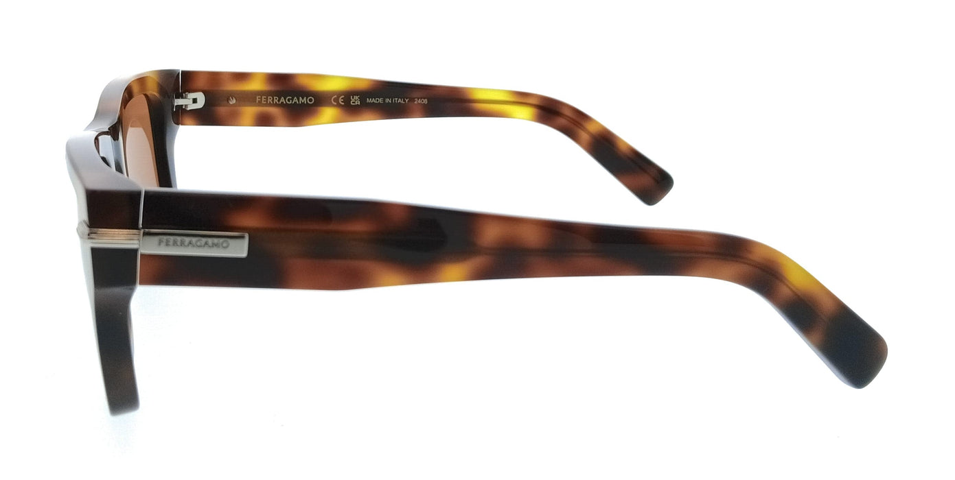 Salvatore Ferragamo SF2033S 240 Square Tortoise Men's Sunglasses