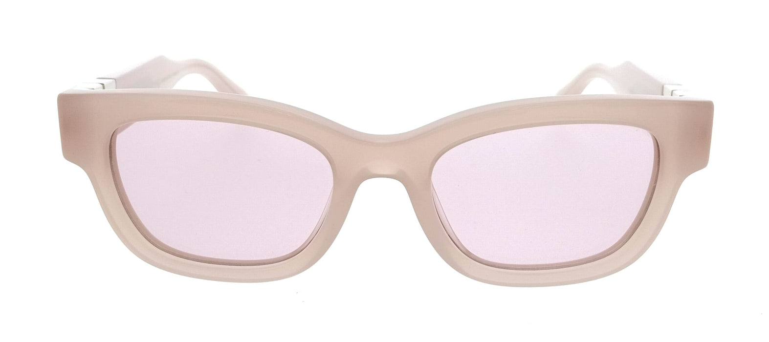 Salvatore Ferragamo SF2067S 662 Round Opaline Rose Women's Sunglasses