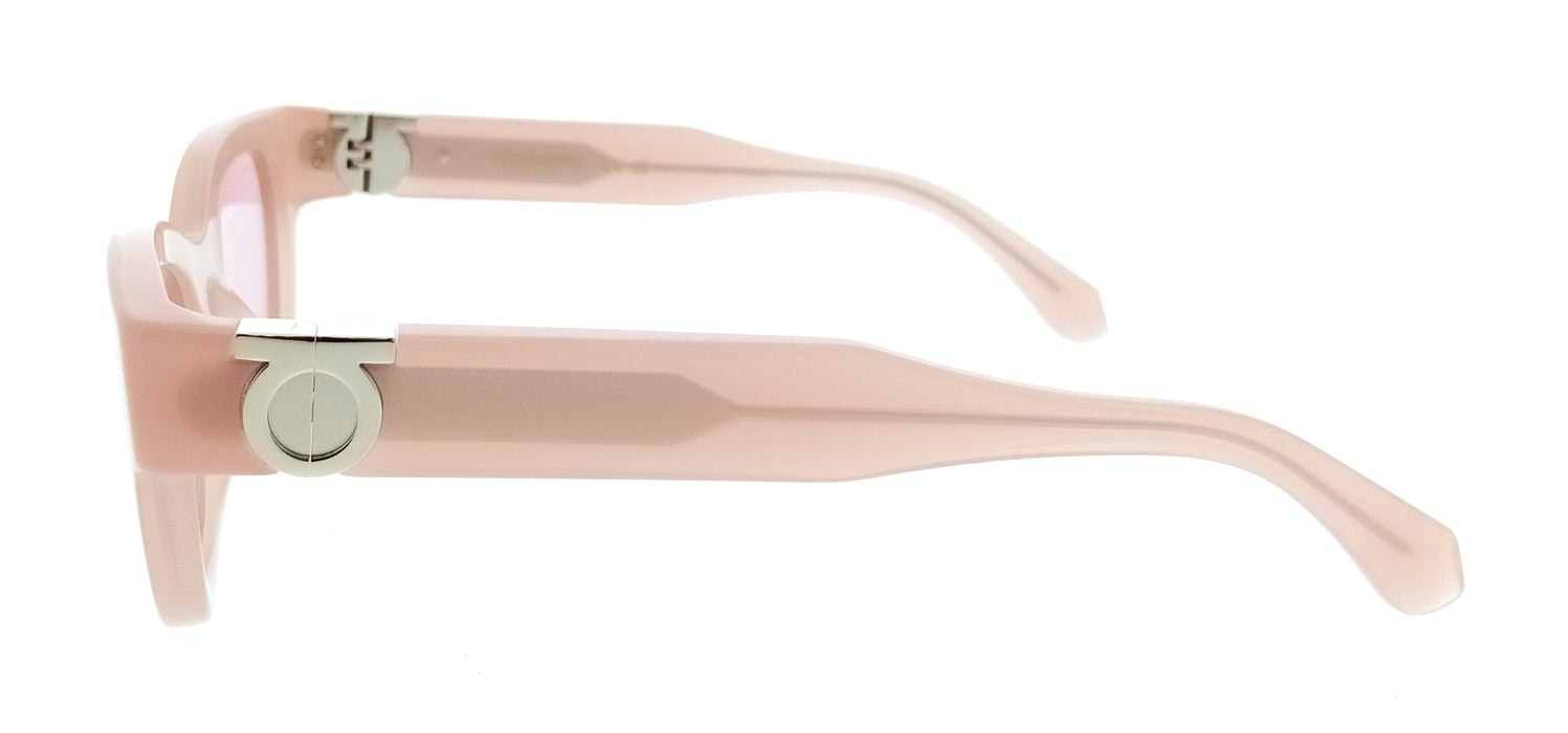Salvatore Ferragamo SF2067S 662 Round Opaline Rose Women's Sunglasses