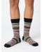 Missoni Beige Multi Mens Stripe Crew Socks-L