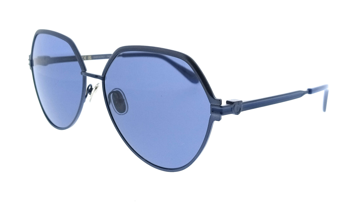 Salvatore Ferragamo SF325S 414 Oversized Matte Blue Women's Sunglasses