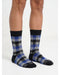 Missoni Blue Mens Checkered Crew Socks-M
