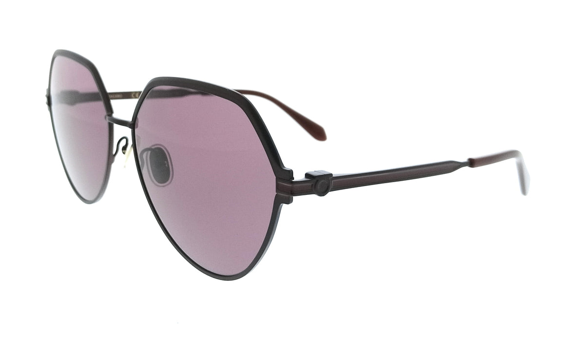 Salvatore Ferragamo SF325S 602 Oversized Matte Burgundy Women's Sunglasses