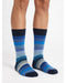 Missoni Turquoise Mens Wide Stripe Crew Socks-L