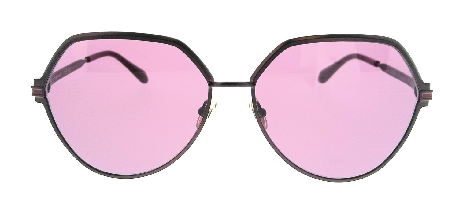 Salvatore Ferragamo SF325S 602 Oversized Matte Burgundy Women's Sunglasses