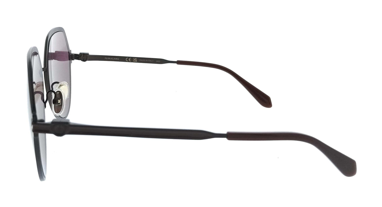 Salvatore Ferragamo SF325S 602 Oversized Matte Burgundy Women's Sunglasses
