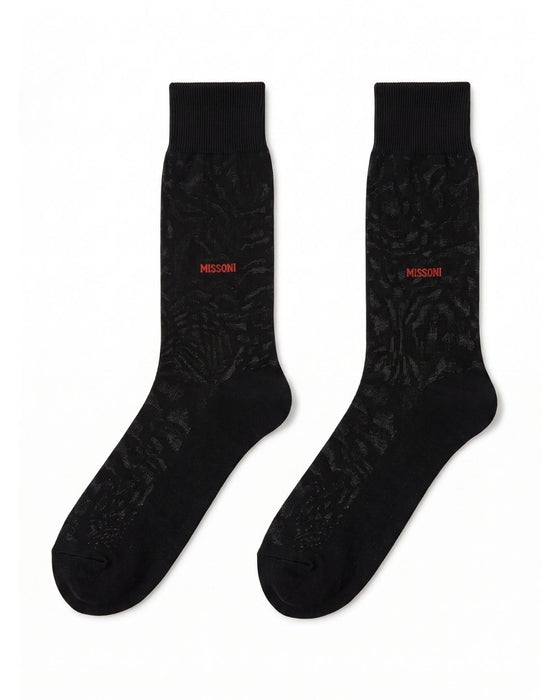 Missoni Black Mens Crew Socks-M