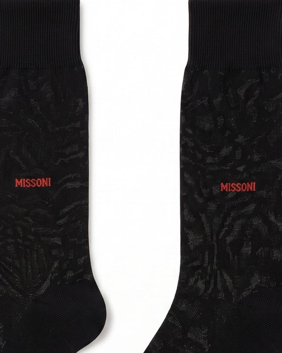 Missoni Black Mens Crew Socks-M