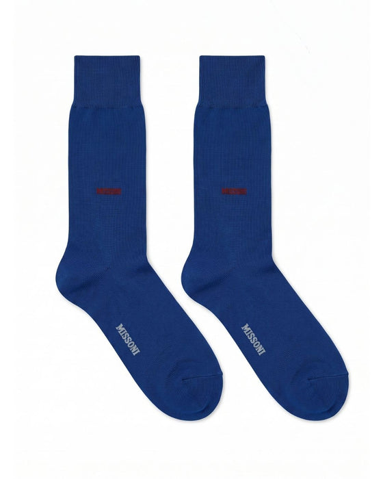Missoni Blue Mens Crew Socks-M