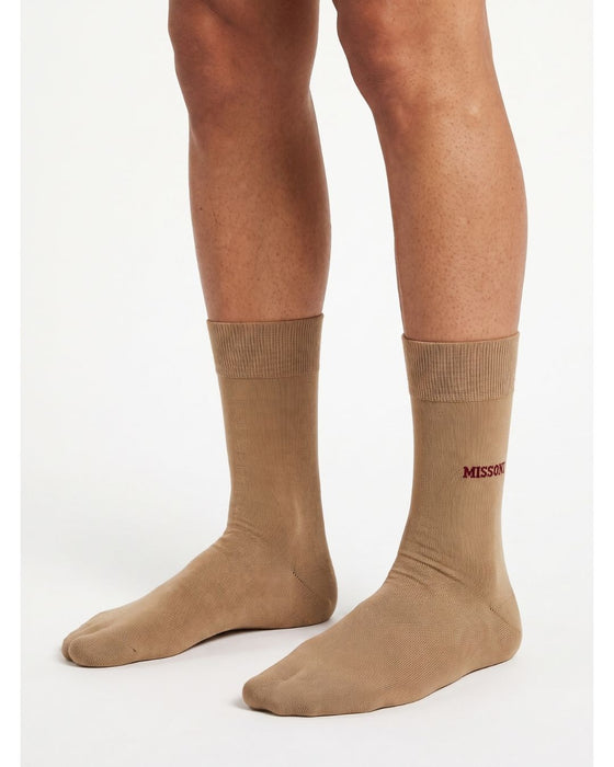 Missoni Camel Mens Crew Socks-M