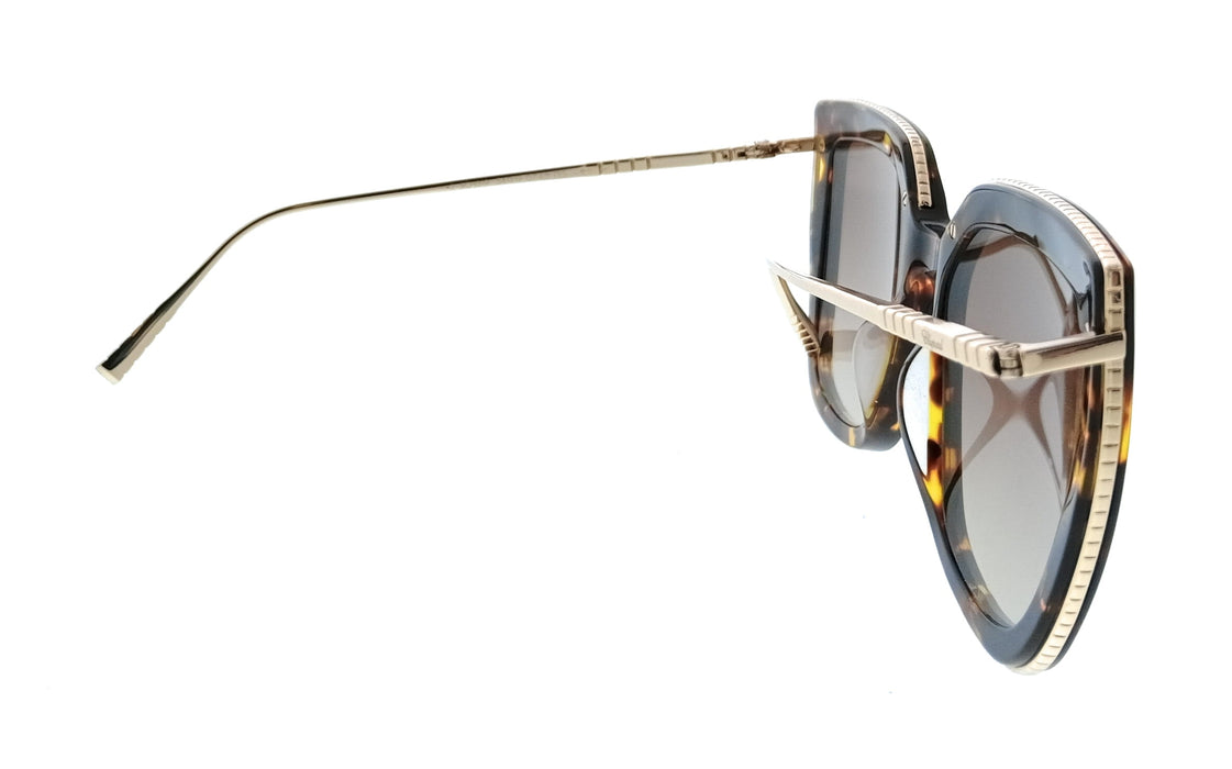 Chopard SCH319M540745 Havana Cat Eye Womens Sunglasses