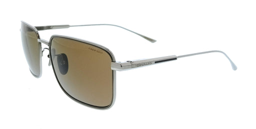 Chopard SCHF84M59E56P Gunmetal Rectangle Mens Sunglasses