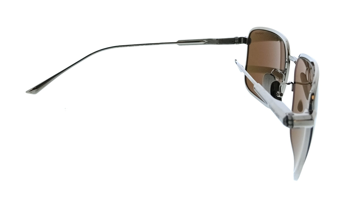 Chopard SCHF84M59E56P Gunmetal Rectangle Mens Sunglasses