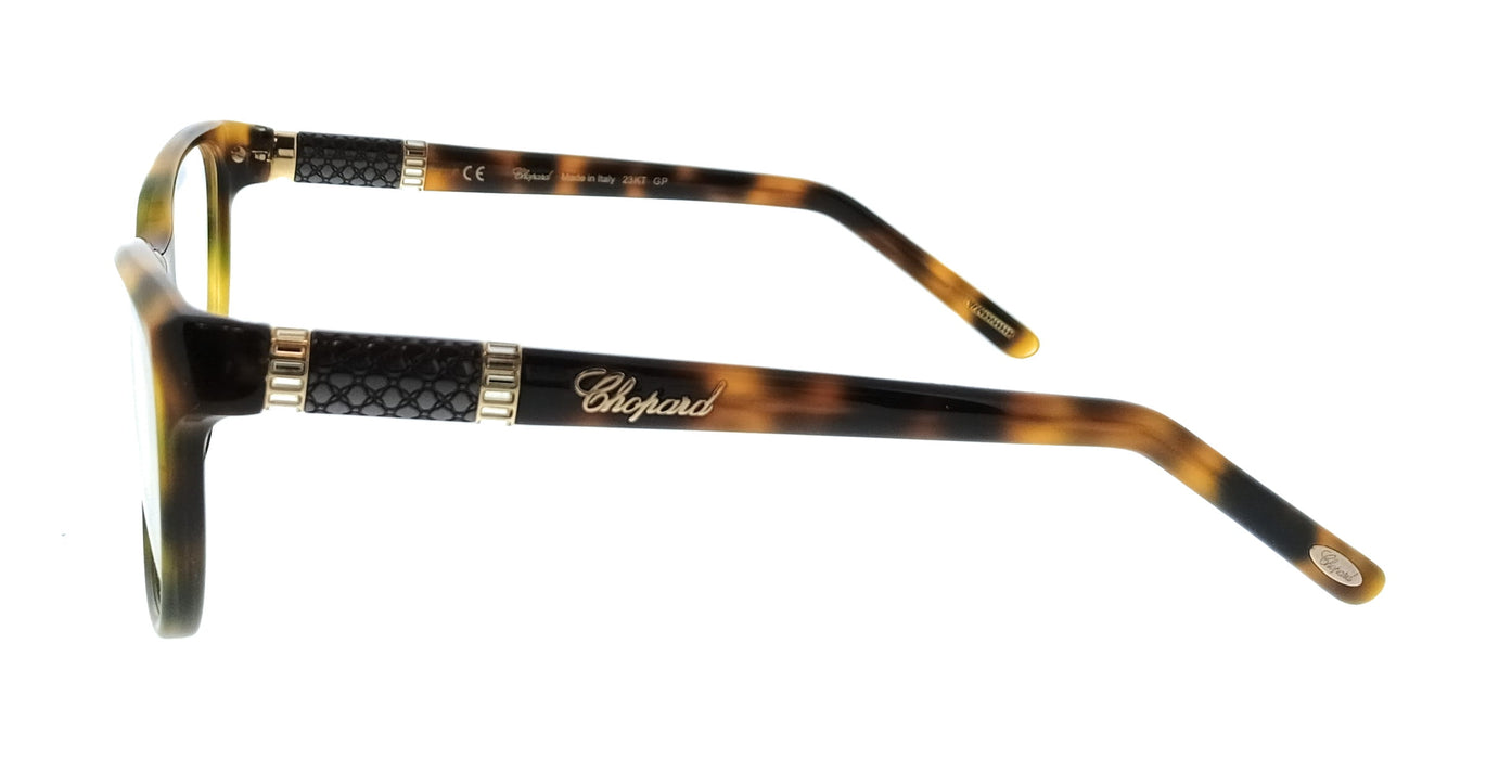 Chopard VCH154S5409AJ Shiny Dark Havana Cat Eye Womens Optical Frames
