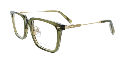 Chopard VCH346 5209HF Olive Green Square Mens Optical Frames