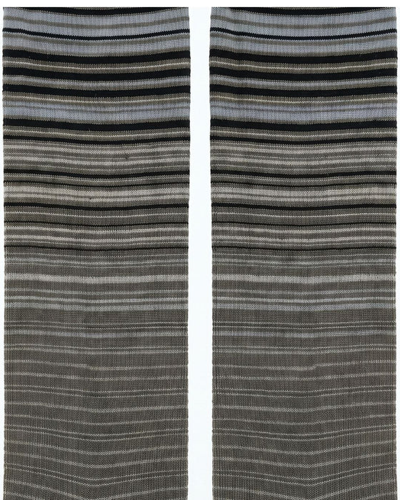 Missoni Taupe Blue Mens Classic Stripe Crew Socks-M