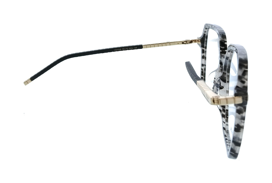 Chopard VCH348M5503KU Black Gray Havana Square Womens Optical Frames