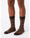 Missoni Brown Mens Melange Crew Socks-M