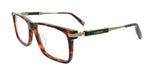 Chopard VCH364 5609AT Red Havana Square Mens Optical Frames