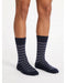Missoni Navy Mens Wave Crew Socks-S