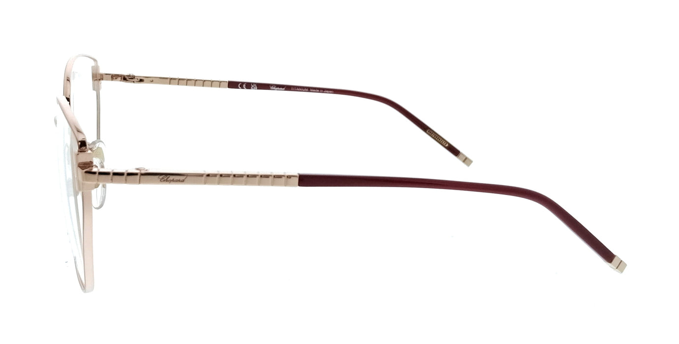 Chopard VCHG98M5502AM Copper Gold Square Womens Optical Frames