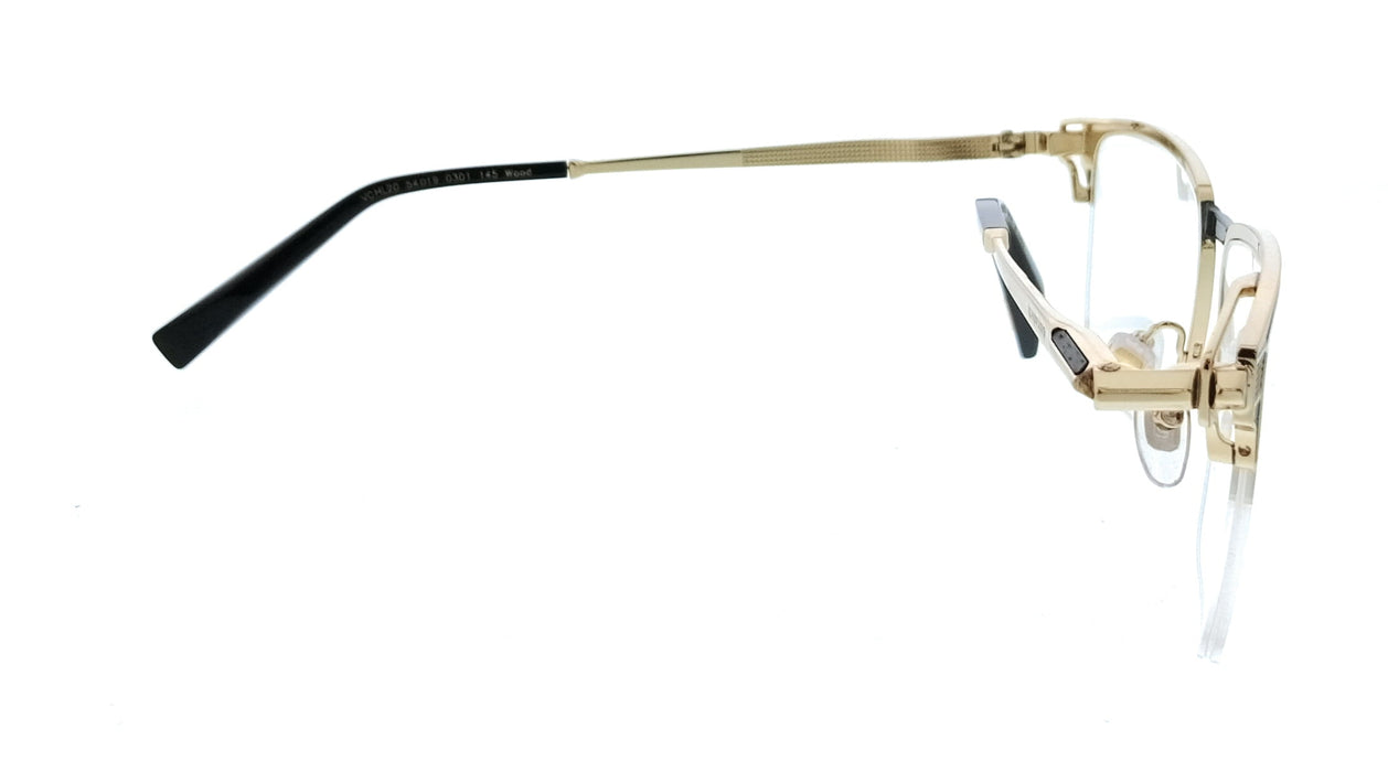 Chopard VCHL20 540301 Rose Gold Black Square Mens Optical Frames