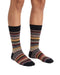 Missoni Pink Black Mens Stripe Crew Socks-