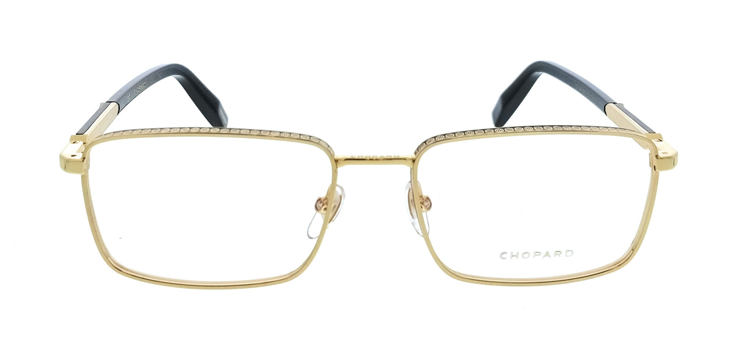 Chopard VCHL48 560SA1 Shiny Black Color Square Mens Optical Frames