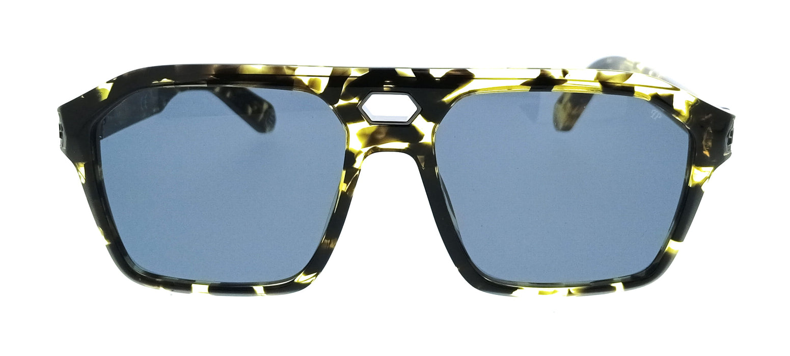 Philipp Plein SPP072M570709 Yello Black Havan Square Mens Sunglasses