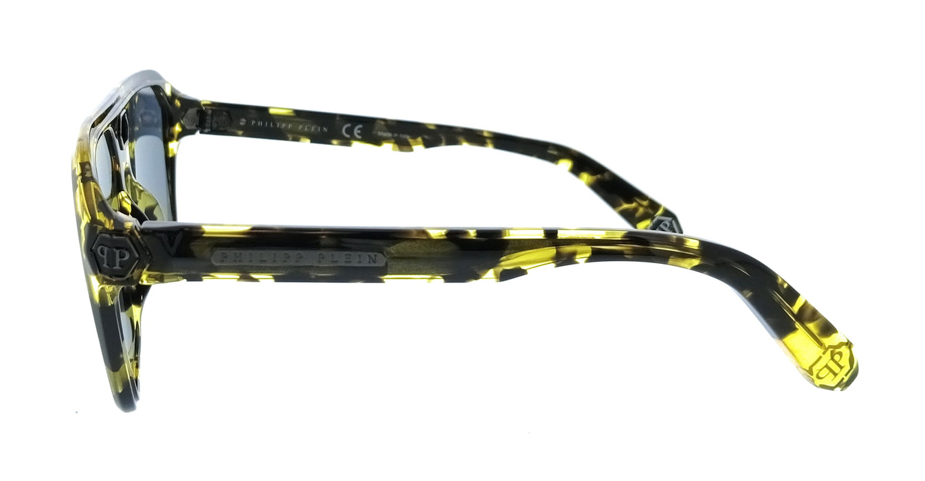 Philipp Plein SPP072M570709 Yello Black Havan Square Mens Sunglasses